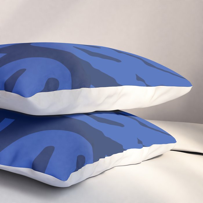 Cool Blue Melted Happiness Pillow Sham Gallery Image 3