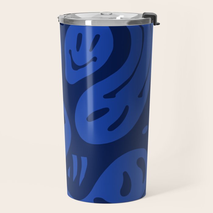 Cool Blue Melted Happiness Travel Mug Gallery Image 2