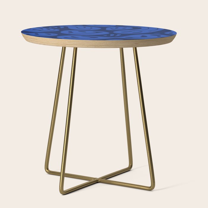 Cool Blue Melted Happiness Side Table Gallery Image 1