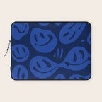 Cool Blue Melted Happiness Laptop Sleeve Gallery Image 1