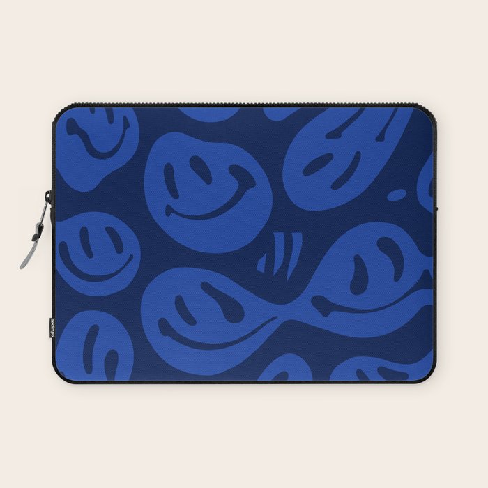 Cool Blue Melted Happiness Laptop Sleeve Gallery Image 1