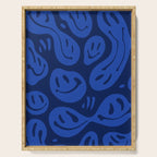 Cool Blue Melted Happiness Serving Tray Gallery Image 1