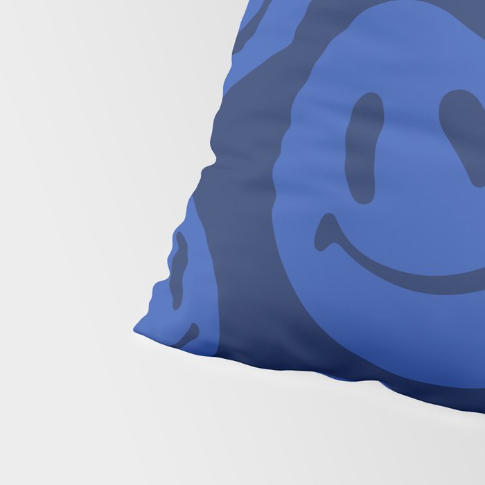 Cool Blue Melted Happiness Pillow Sham Gallery Image 4