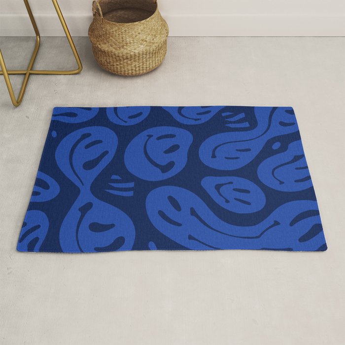 Cool Blue Melted Happiness Rug Gallery Image 1
