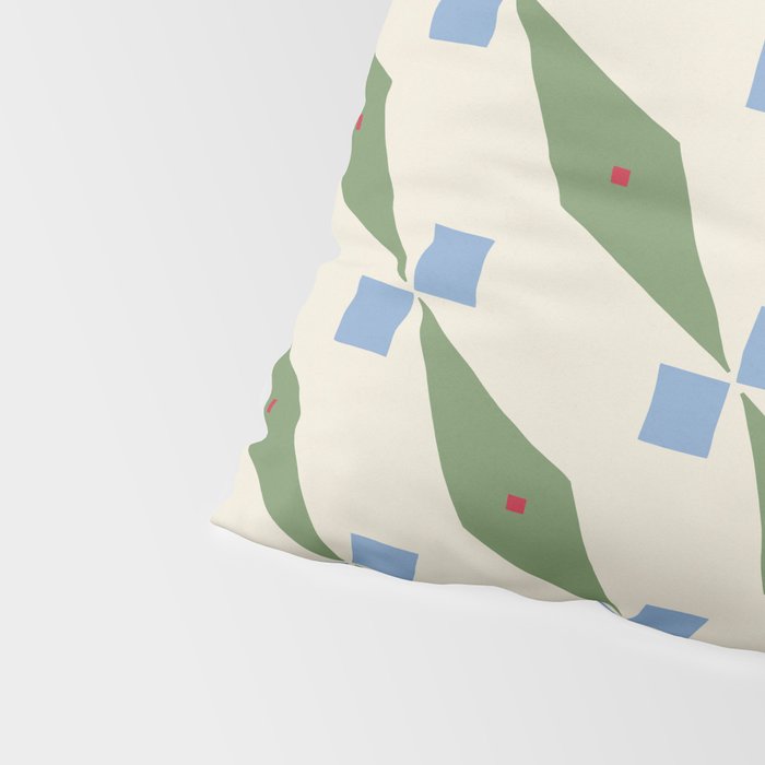Simple Hand-cut Pattern #4 Pillow Sham Gallery Image 4
