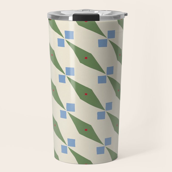 Simple Hand-cut Pattern #4 Travel Mug Gallery Image 1