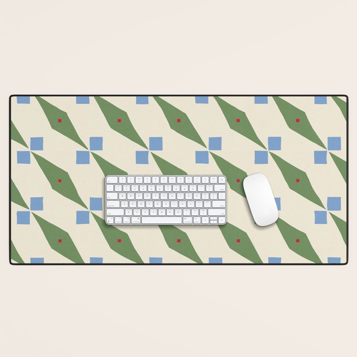 Simple Hand-cut Pattern #4 Desk Mat Gallery Image 1