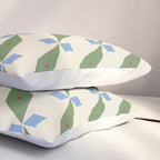 Simple Hand-cut Pattern #4 Pillow Sham Gallery Image 3