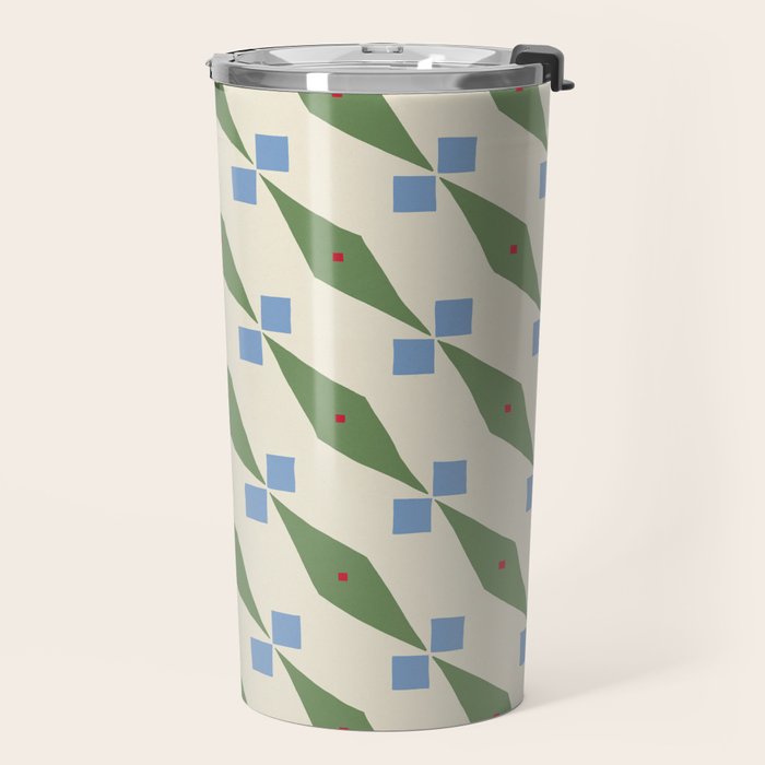 Simple Hand-cut Pattern #4 Travel Mug Gallery Image 2