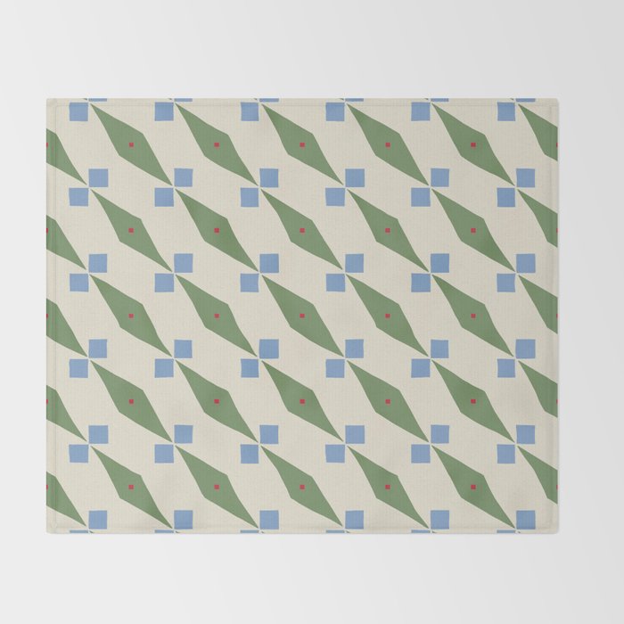 Simple Hand-cut Pattern #4 Throw Blanket Gallery Image 2