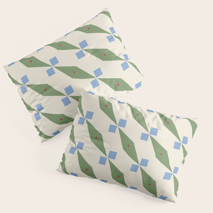 Simple Hand-cut Pattern #4 Pillow Sham Gallery Image 3