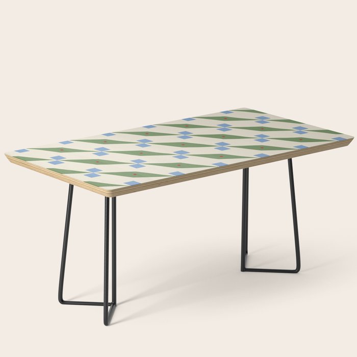 Simple Hand-cut Pattern #4 Coffee Table Gallery Image 1