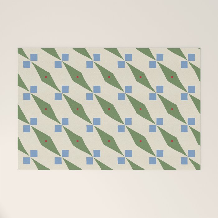 Simple Hand-cut Pattern #4 Welcome Mat Gallery Image 1
