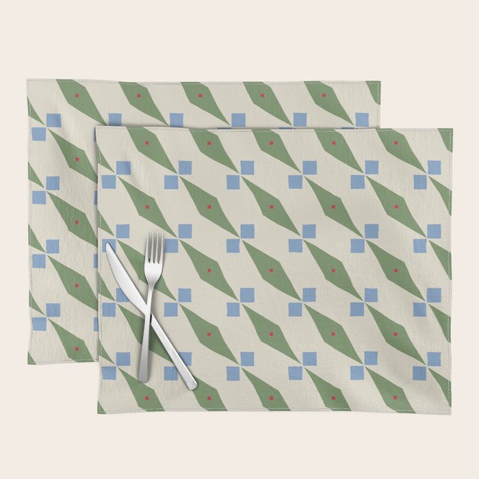 Simple Hand-cut Pattern #4 Placemat Gallery Image 1