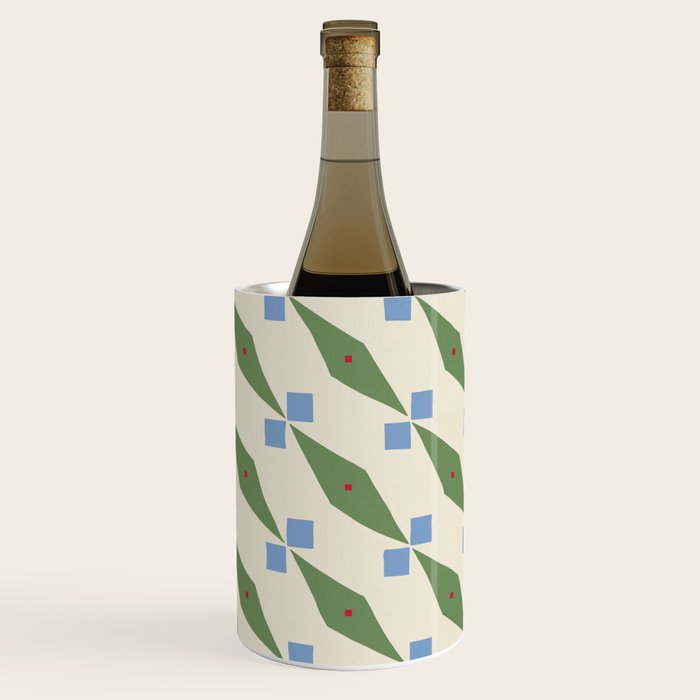 Simple Hand-cut Pattern #4 Wine Chiller Gallery Image 1