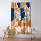 Soft Abstract Floral Garden I Window Curtain Gallery Image 5