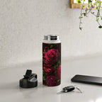 Vintage & Shabby Chic - Vintage & Shabby Chic - Mystical Night Roses Water Bottle Gallery Image 4