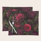 Vintage & Shabby Chic - Vintage & Shabby Chic - Mystical Night Roses Placemat Gallery Image 1