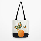  Orange Tree Branch in a Vase 02 Tote Bag Gallery Image 2