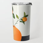  Orange Tree Branch in a Vase 02 Travel Mug Gallery Image 2