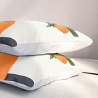  Orange Tree Branch in a Vase 02 Pillow Sham Gallery Image 3