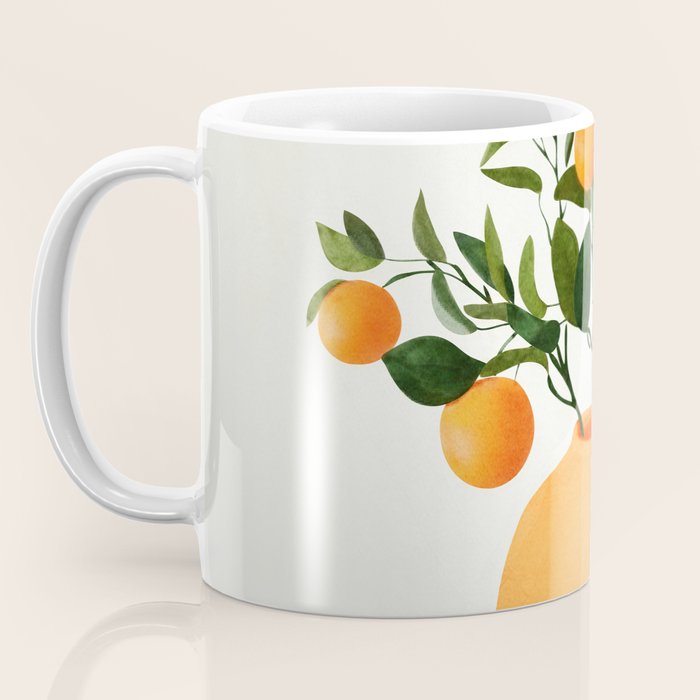  Orange Tree Branch in a Vase 02 Coffee Mug Gallery Image 3