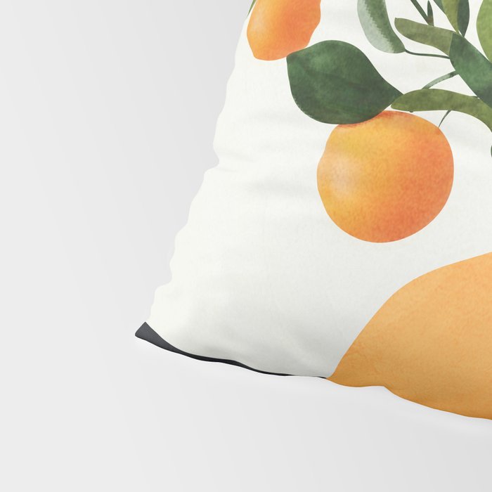  Orange Tree Branch in a Vase 02 Pillow Sham Gallery Image 4