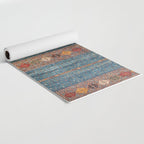 Traditional Vintage Moroccan Carpet Yoga Mat Gallery Image 2