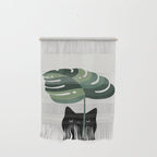 Cat and Plant 16 Wall Hanging Gallery Image 1