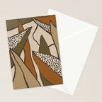 Patterned Tropical Leaves #2 Stationery Card Gallery Image 2
