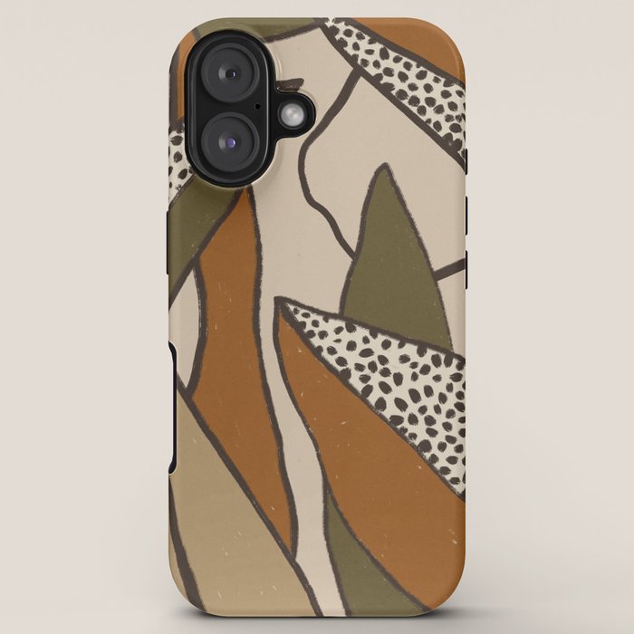 Patterned Tropical Leaves #2 iPhone Case Gallery Image 5