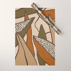 Patterned Tropical Leaves #2 Wrapping Paper Gallery Image 1