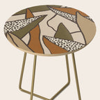 Patterned Tropical Leaves #2 Side Table Gallery Image 2