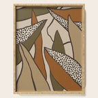 Patterned Tropical Leaves #2 Serving Tray Gallery Image 1