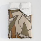 Patterned Tropical Leaves #2 Duvet Cover Gallery Image 6