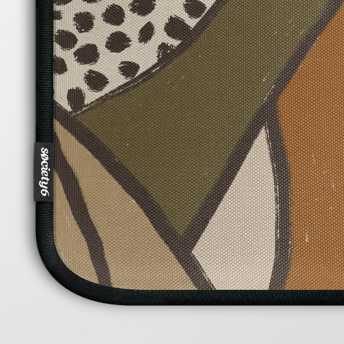 Patterned Tropical Leaves #2 Laptop Sleeve Gallery Image 3