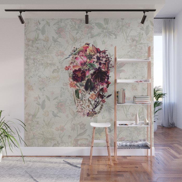 New Skull 2 Wall Mural Gallery Image 1
