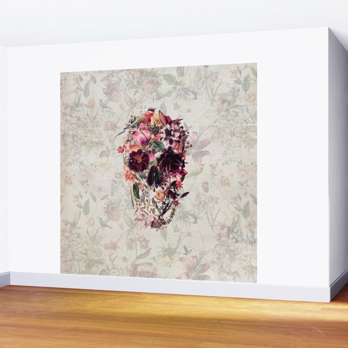 New Skull 2 Wall Mural Gallery Image 2