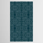 Celestial Stars Art, Teal Green, Boho Wall Art Tablecloth Gallery Image 2