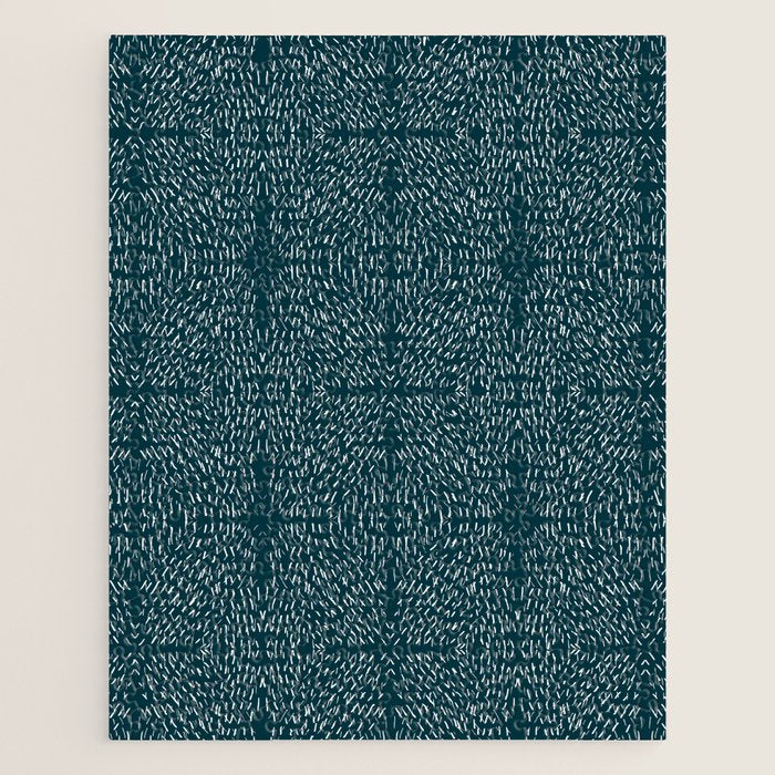Celestial Stars Art, Teal Green, Boho Wall Art Jigsaw Puzzle Gallery Image 1