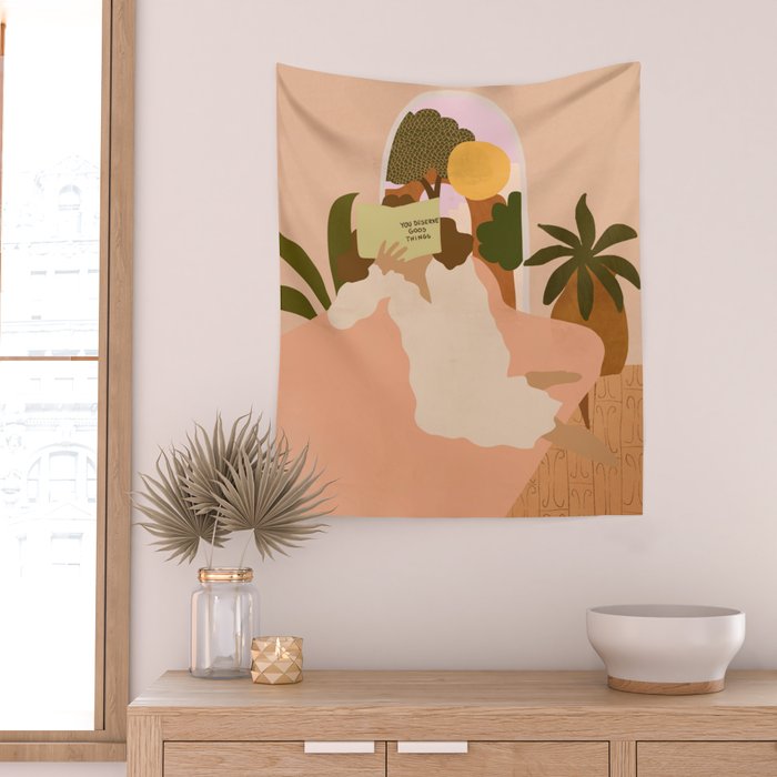 You Deserve Good Things Wall Tapestry Gallery Image 2