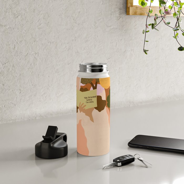 You Deserve Good Things Water Bottle Gallery Image 4