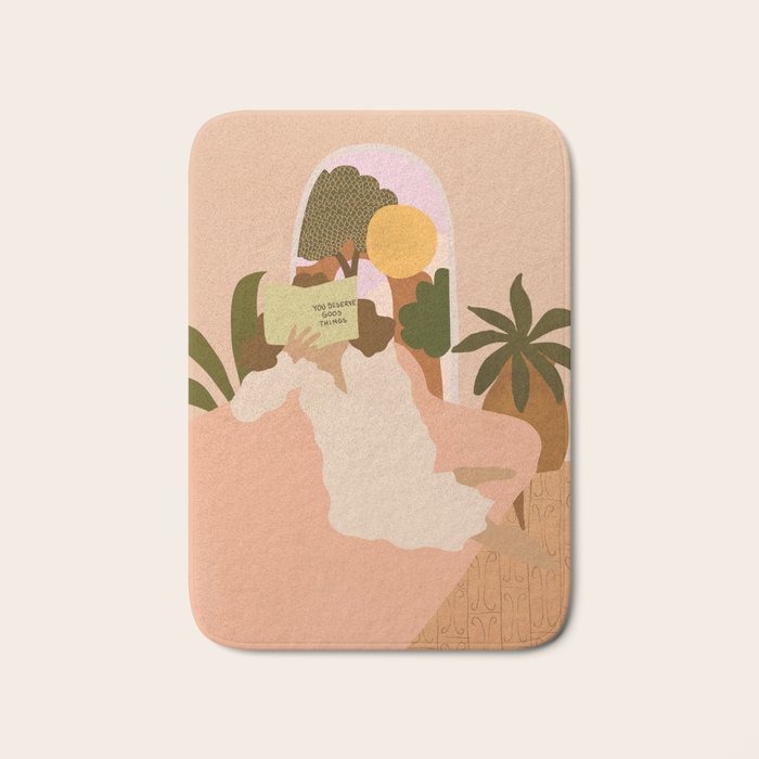 You Deserve Good Things Bath Mat Gallery Image 1
