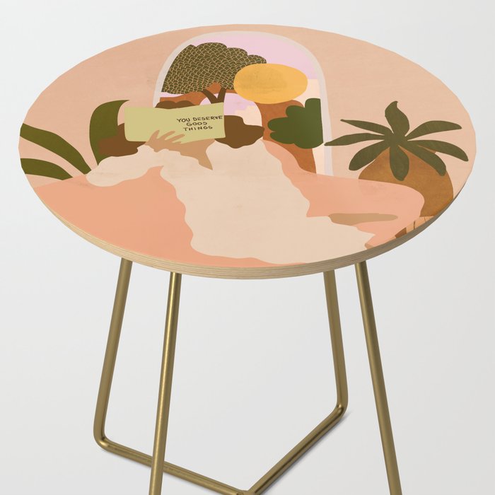 You Deserve Good Things Side Table Gallery Image 2