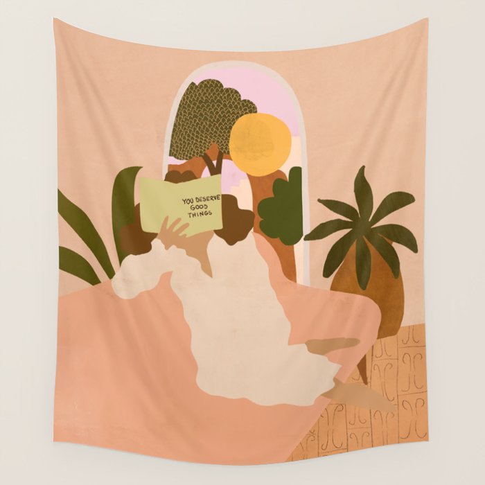 You Deserve Good Things Wall Tapestry Gallery Image 4