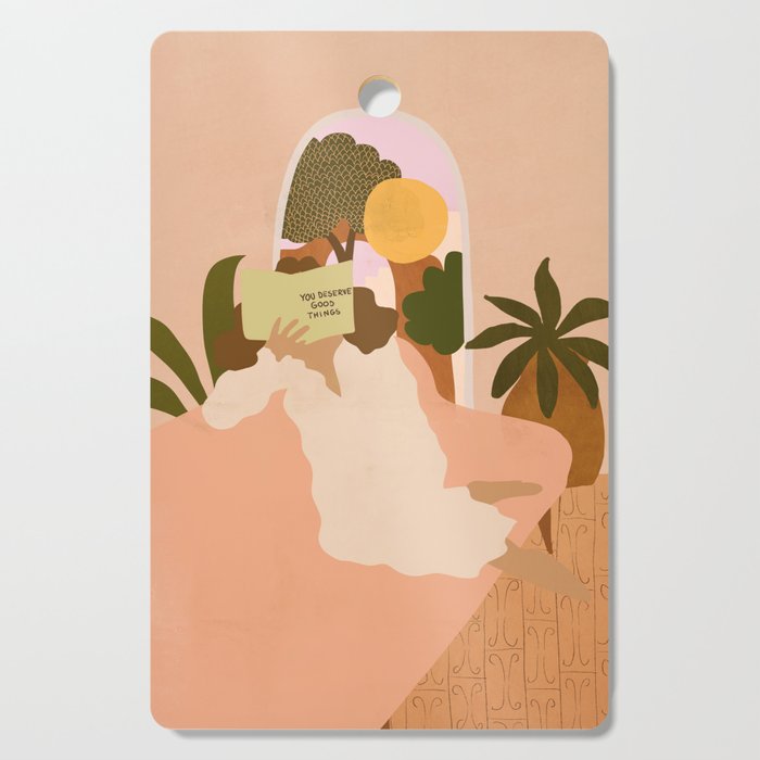 You Deserve Good Things Cutting Board Gallery Image 1