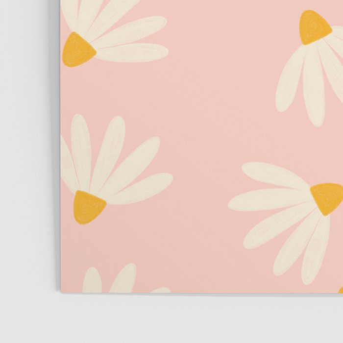 Oh! Daisy - Salmon  Poster Gallery Image 3