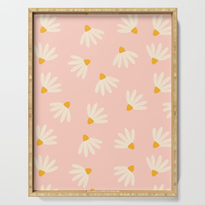 Oh! Daisy - Salmon  Serving Tray Gallery Image 1