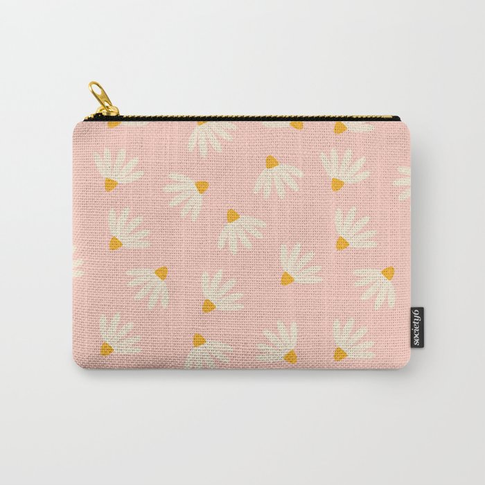 Oh! Daisy - Salmon  Carry All Pouch Gallery Image 1