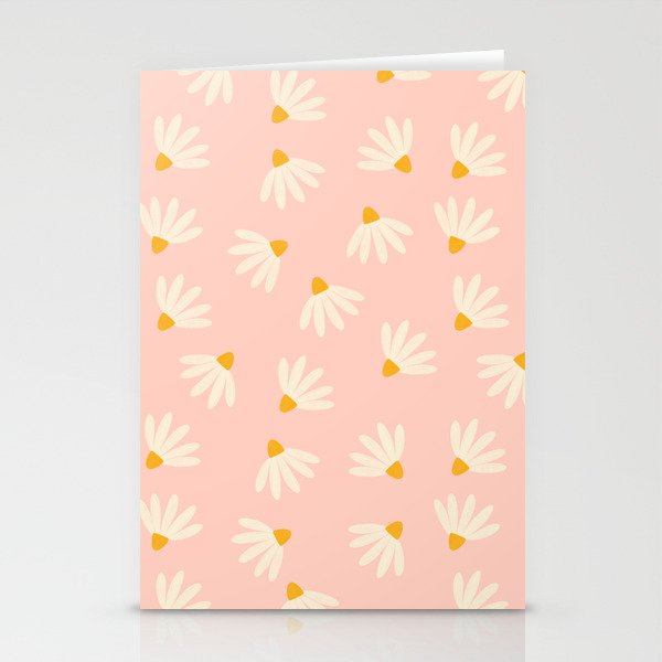 Oh! Daisy - Salmon  Stationery Card Gallery Image 2